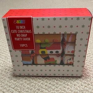 Joyin us corp Christmas no snap 10pc Party Favor Set for kids . NEW